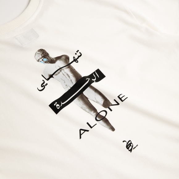 Tehran Hype White Loneliness Tee - Picture 3 of 3